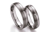 Partnerringe Edelstahl-/Titan TS608B