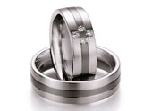 Partnerringe Edelstahl-/Titan TS601B