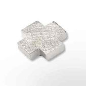 Top Kreuz plain gekratzt 13mm