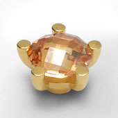 Top 5 Arme Doublechess 15mm champagner plattiert, 12mm