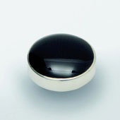Top rund 12mm Acryl glanz schwarz