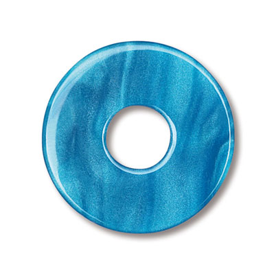 Acrylscheibe 22mm türkis
