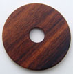 Holzscheibe 33mm Santos Palisander