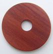Holzscheibe 33mm Zwetschge