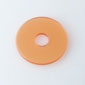 Acryl Scheibe orange rund 22mm
