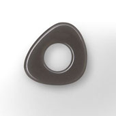 Acryl Scheibe 3 oval anthrazit