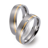 Titanringe 51471 Gelbgold