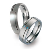 Titanringe 51664 blau