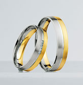 Trauringe Weissgold/Gelbgold Stettin