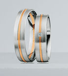 Trauringe Weissgold/Rotgold Tartu