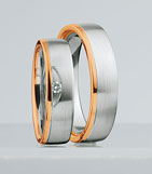 Trauringe Weissgold/Rotgold Tallinn