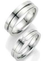 Edelstahlringe "bruno banani" 871000/871010