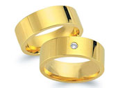 Trauringe Gelbgold Florenz