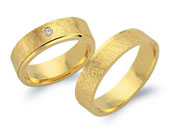 Trauringe Gelbgold Gibraltar