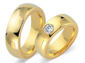 Trauringe Gelbgold Lourdes