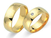 Trauringe Gelbgold Mailand