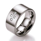 Edelstahlring Brilliance ST150B