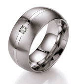 Edelstahlring Brilliance ST153B
