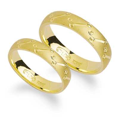 Trauringe Gelbgold Bristol